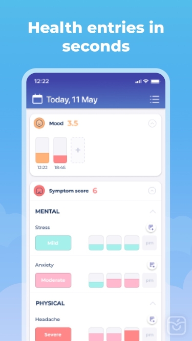 تصاویر Bearable - Symptom Tracker ++