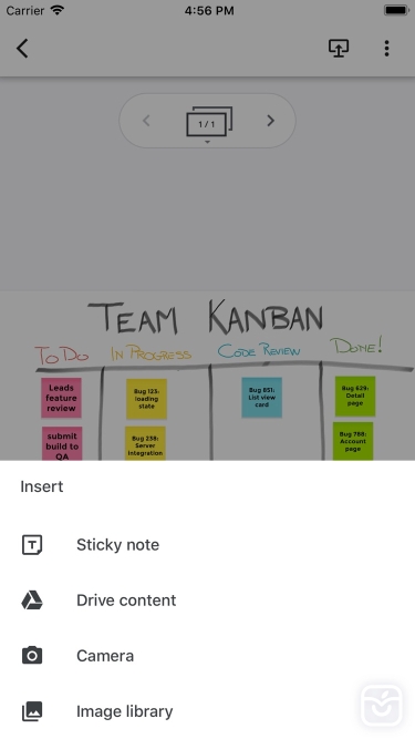 تصاویر Jamboard