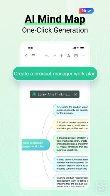 تصاویر EdrawMind: AI Mind Map, Notes ++