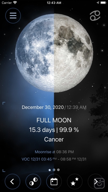 تصاویر Deluxe Moon Pro • App & Widget