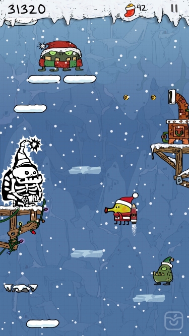تصاویر Doodle Jump Christmas Special