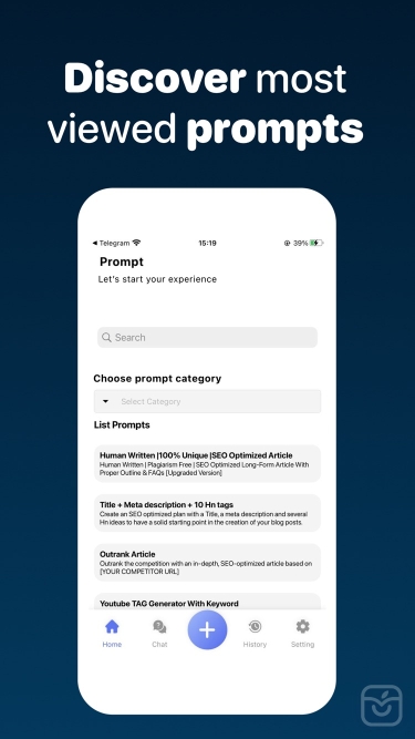 تصاویر AIPRM AI Prompt Generator PRM ++