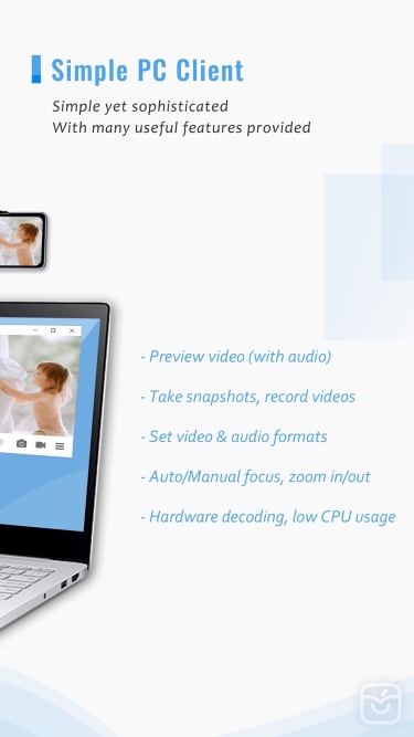 تصاویر iVCam Webcam ++
