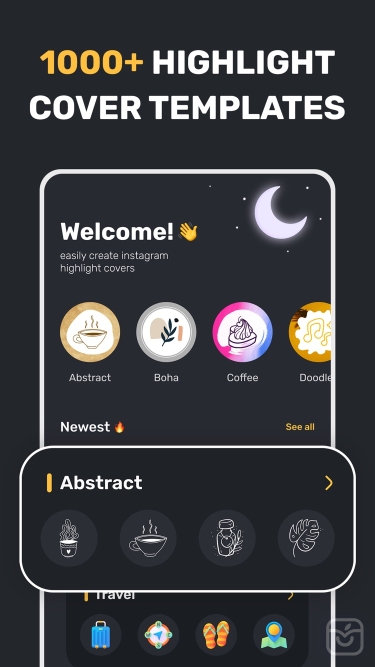 تصاویر Story Highlight Cover Maker