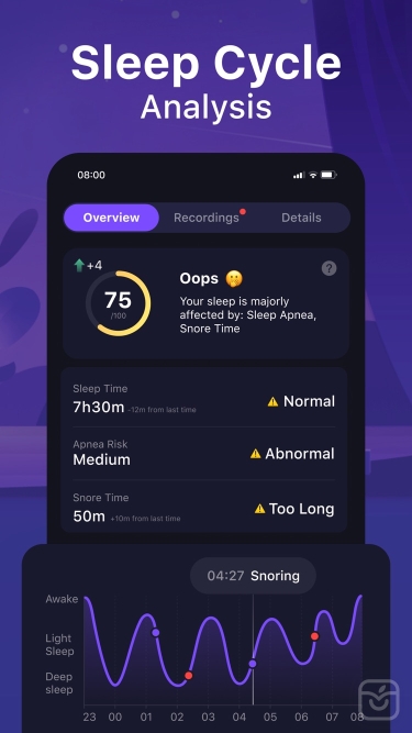 تصاویر Mintal Tracker:Sleep Recorder