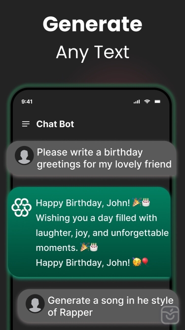 تصاویر AI Chatbot : Ask AI Chat Bot ++