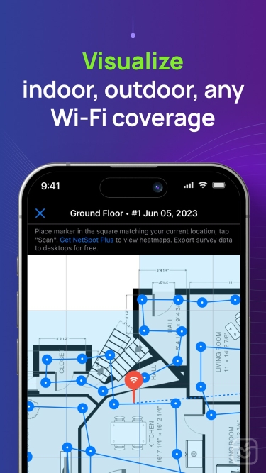 تصاویر NetSpot WiFi Analyzer