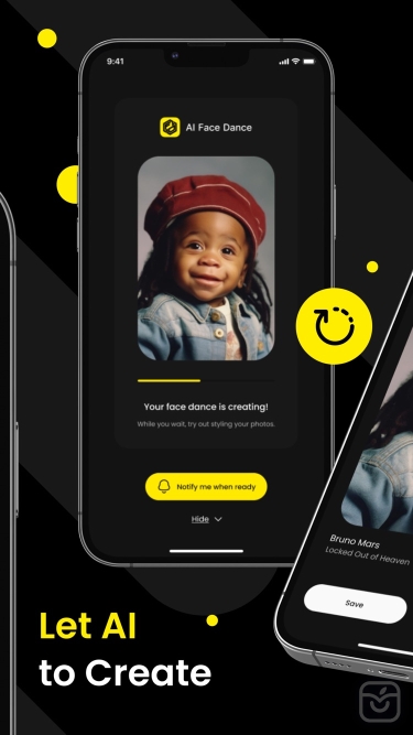 تصاویر AI Face Dance
