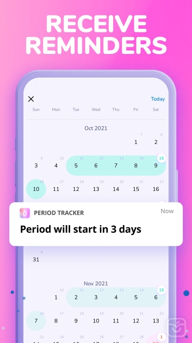 تصاویر Period Tracker ⋆