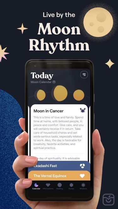 تصاویر Moonly App — The Moon Calendar ++