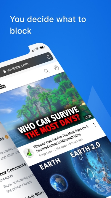 تصاویر SkyBlue Ad Blocker & Privacy