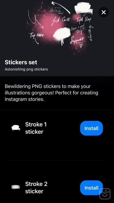 تصاویر Tools for Procreate ++