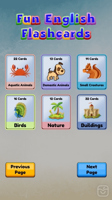 تصاویر Fun English Flashcards Pro