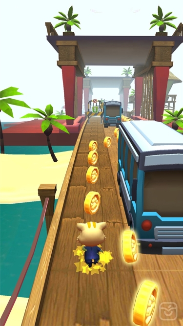 تصاویر Cute Cat Subway Gold Run