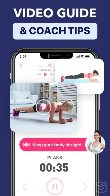 تصاویر Lose Belly Fat at Home ++