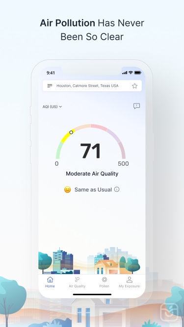 تصاویر Air Quality App - BreezoMeter