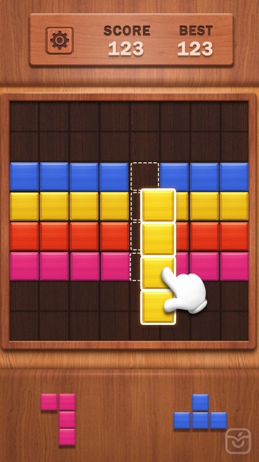 تصاویر Block Fun: Drag Brick Fill Up