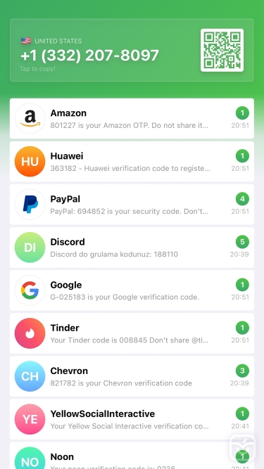 تصاویر TPN - Temporary Phone Number ++