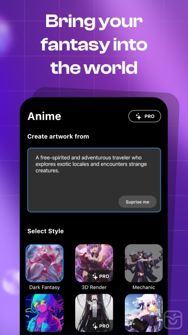 تصاویر Anime AI Art ++