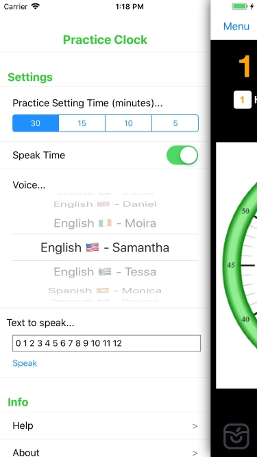 تصاویر Practice Clock - Speak Time!
