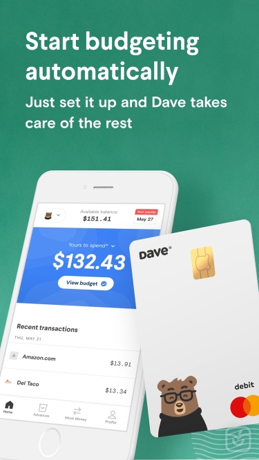 تصاویر Dave - Banking & Cash Advance