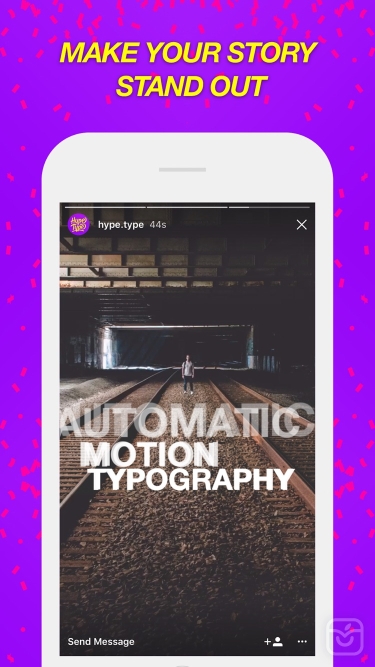 تصاویر Hype-Type: Moving Text Photo-s