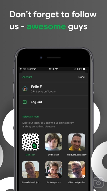 تصاویر SpotiApp - export music