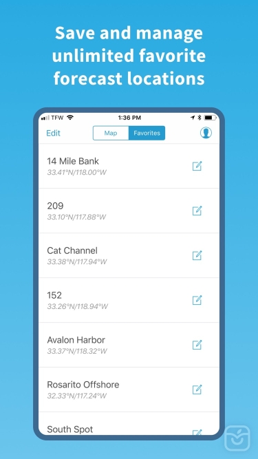 تصاویر Buoyweather - Marine Forecasts
