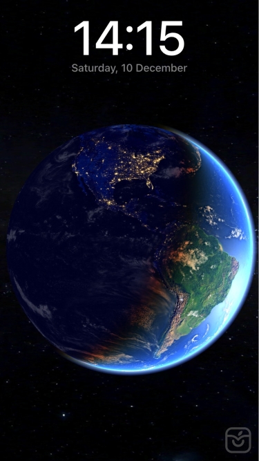 تصاویر 3D Earth & moon, sun and stars ++