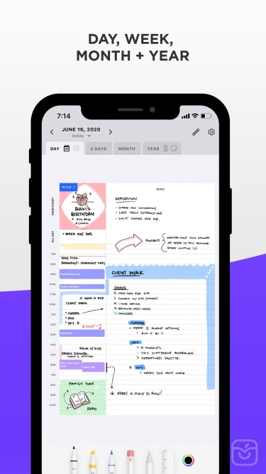تصاویر Pencil Planner & Calendar Pro