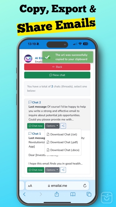 تصاویر AI Email Generator & Writer ++