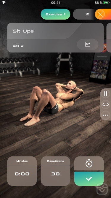 تصاویر Gymnotize Fitness Workout App