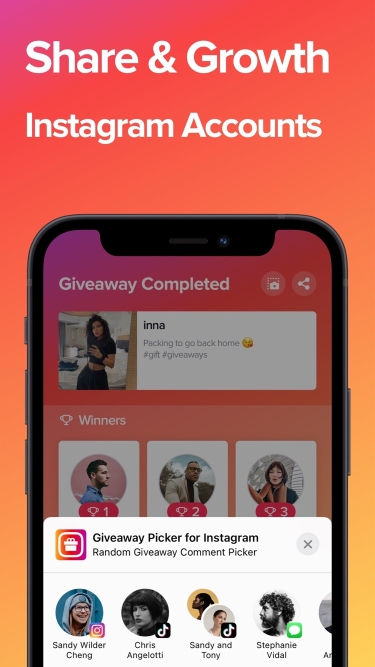 دانلود اپلیکیشن Giveaway Picker for Instagram™ برای آیفون