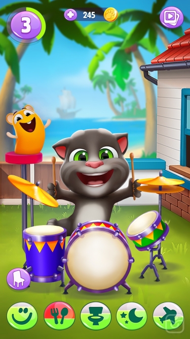 Meu Talking Tom 2 na App Store  Jogo legal, Ipod touch, Gato falante