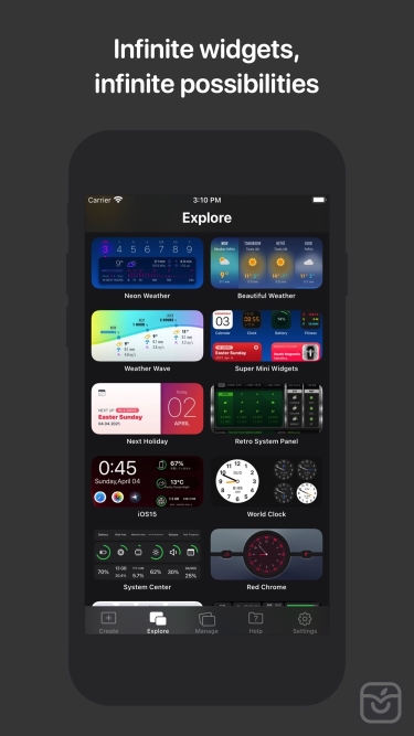 تصاویر Widgy Widgets ++
