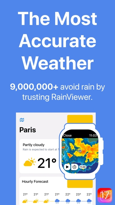 تصاویر RainViewer ++