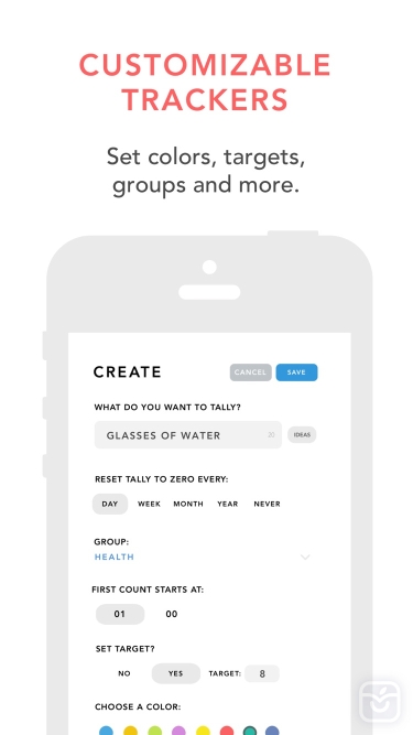 تصاویر Tally: The Anything Tracker