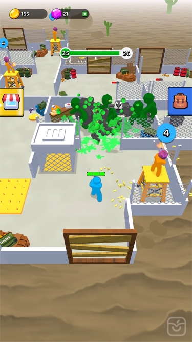 تصاویر Z defense - Zombie Games++
