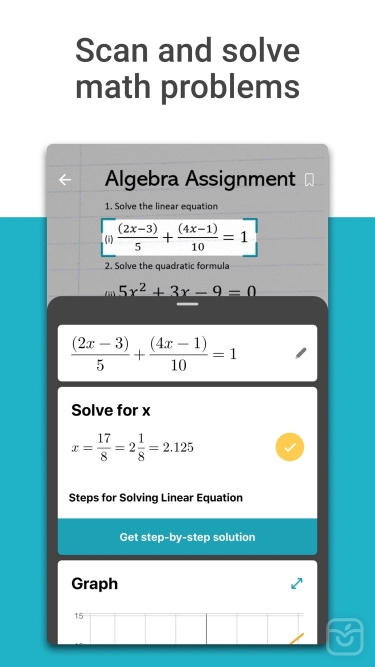 تصاویر Microsoft Math Solver - HW app