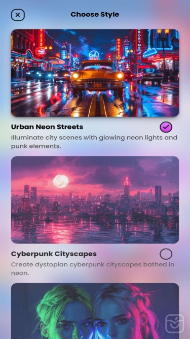 تصاویر Neon Punk - AI Art Generator ++