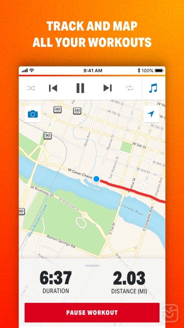 تصاویر Map My Ride by Under Armour