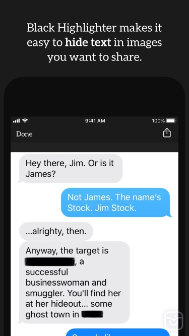 تصاویر Black Highlighter: Censor Text ++
