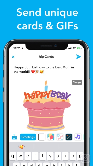 تصاویر hip: Birthday Reminder App ++
