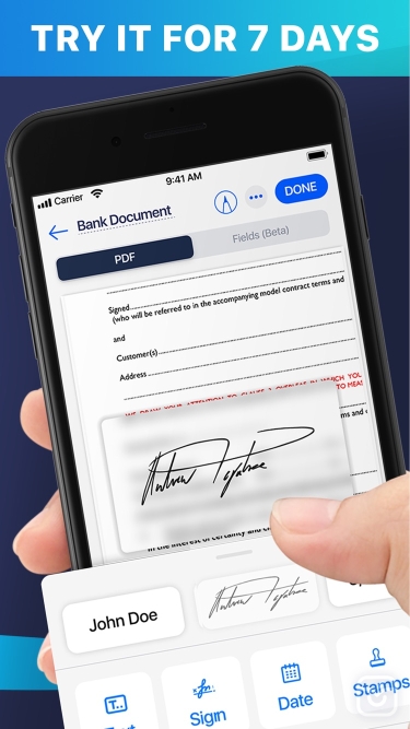 تصاویر Fill PDF Editor, Signature app