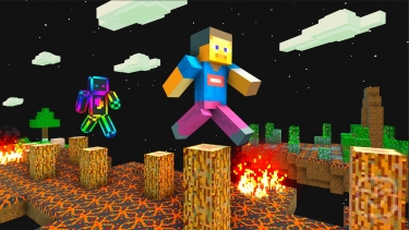 تصاویر Craft Parkour : 3D Blocky Race