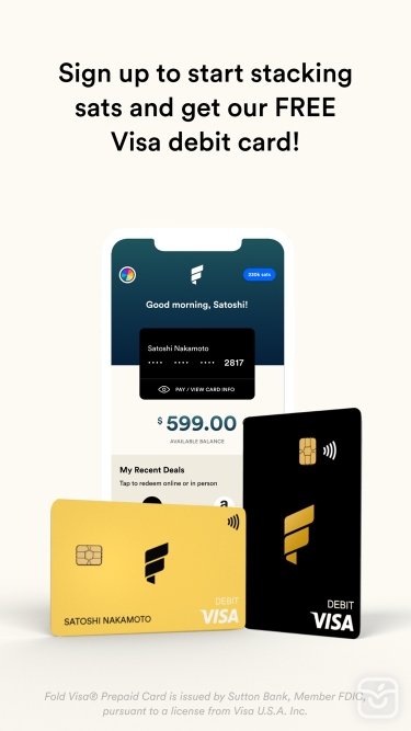 تصاویر Fold: Bitcoin Cashback Rewards