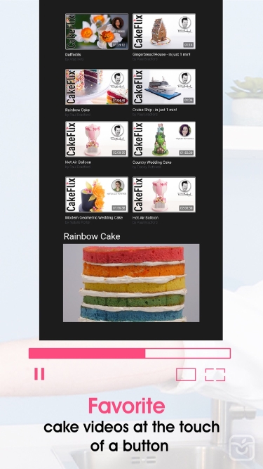 تصاویر CakeFlix-Cake Décor Baking App