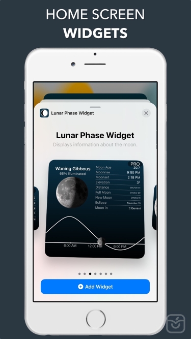 تصاویر Lunar Phase Widget