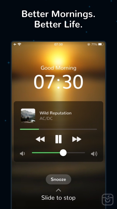 تصاویر Morning™ Alarm for Spotify