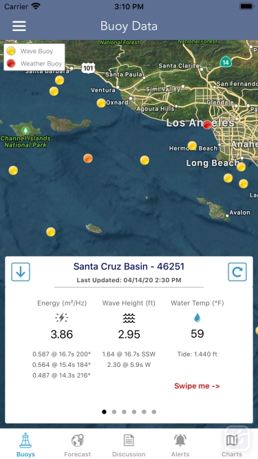 تصاویر Marine Weather Forecast Pro